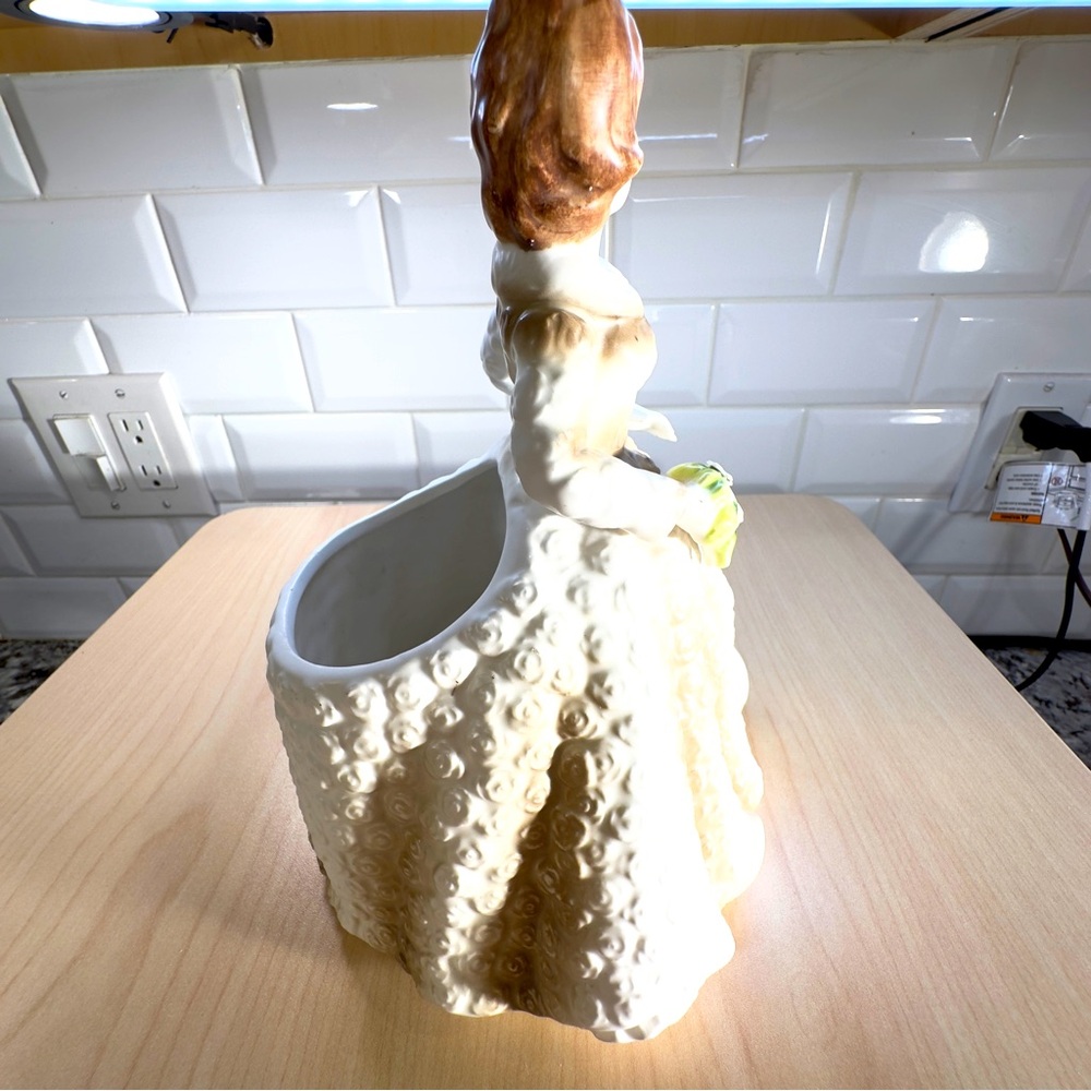 1963 Relpo SAMSON IMPORT Bride FIGURINE PLANTER Mid Century MCM Stamped 1945